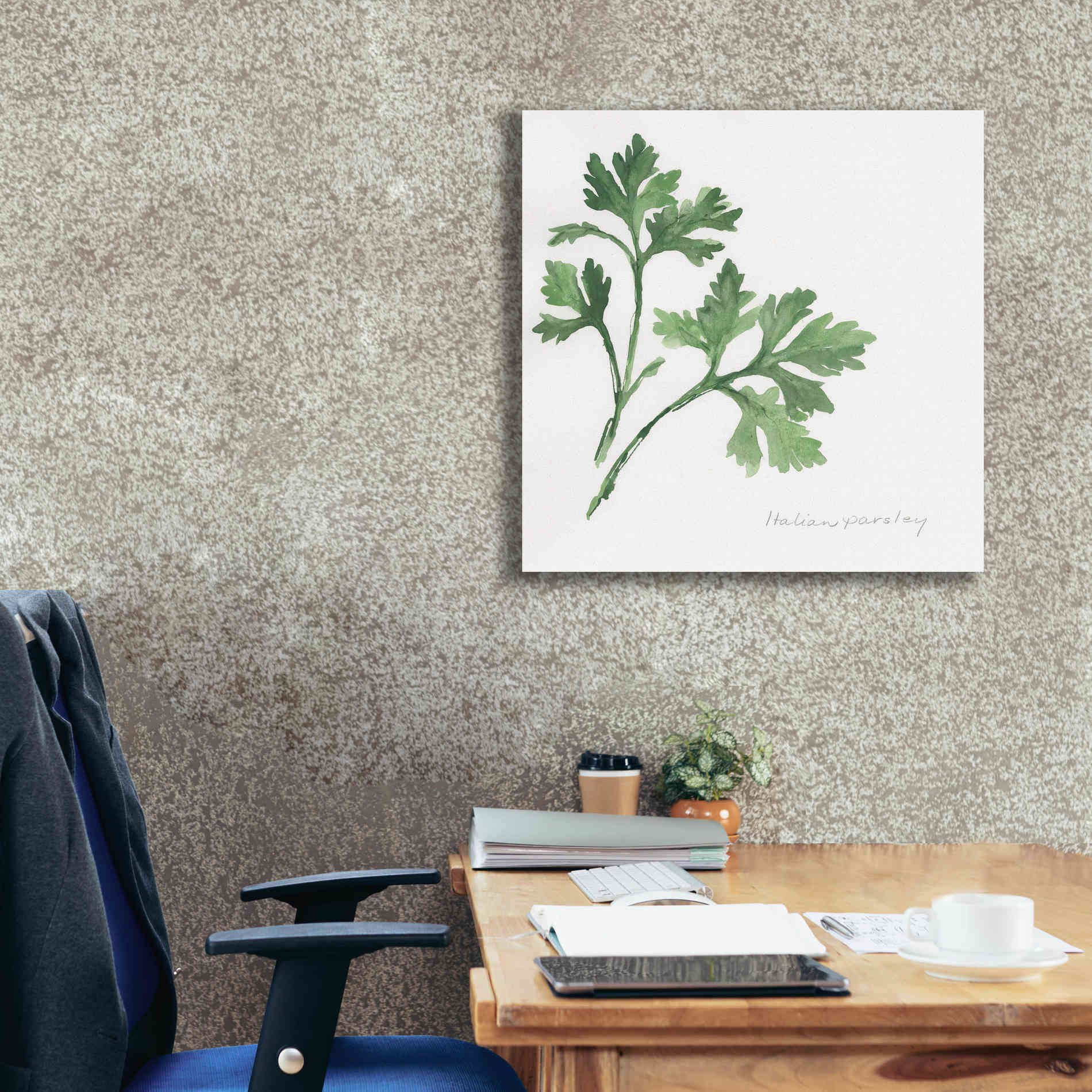 'Italian Parsley' by Chris Paschke, Canvas Wall Art,26 x 26