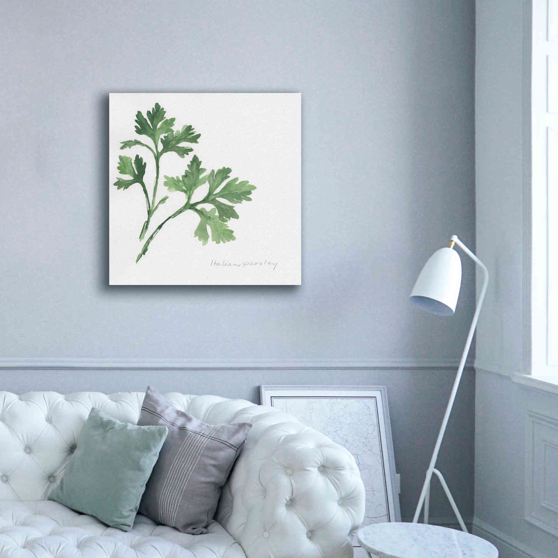 'Italian Parsley' by Chris Paschke, Canvas Wall Art,37 x 37