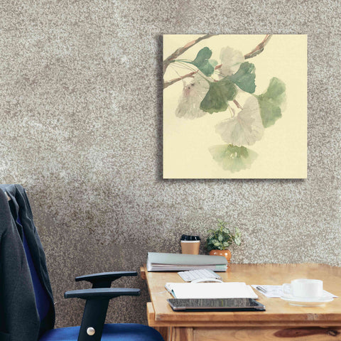 Image of 'Gingko Leaves I' by Chris Paschke, Canvas Wall Art,26 x 26