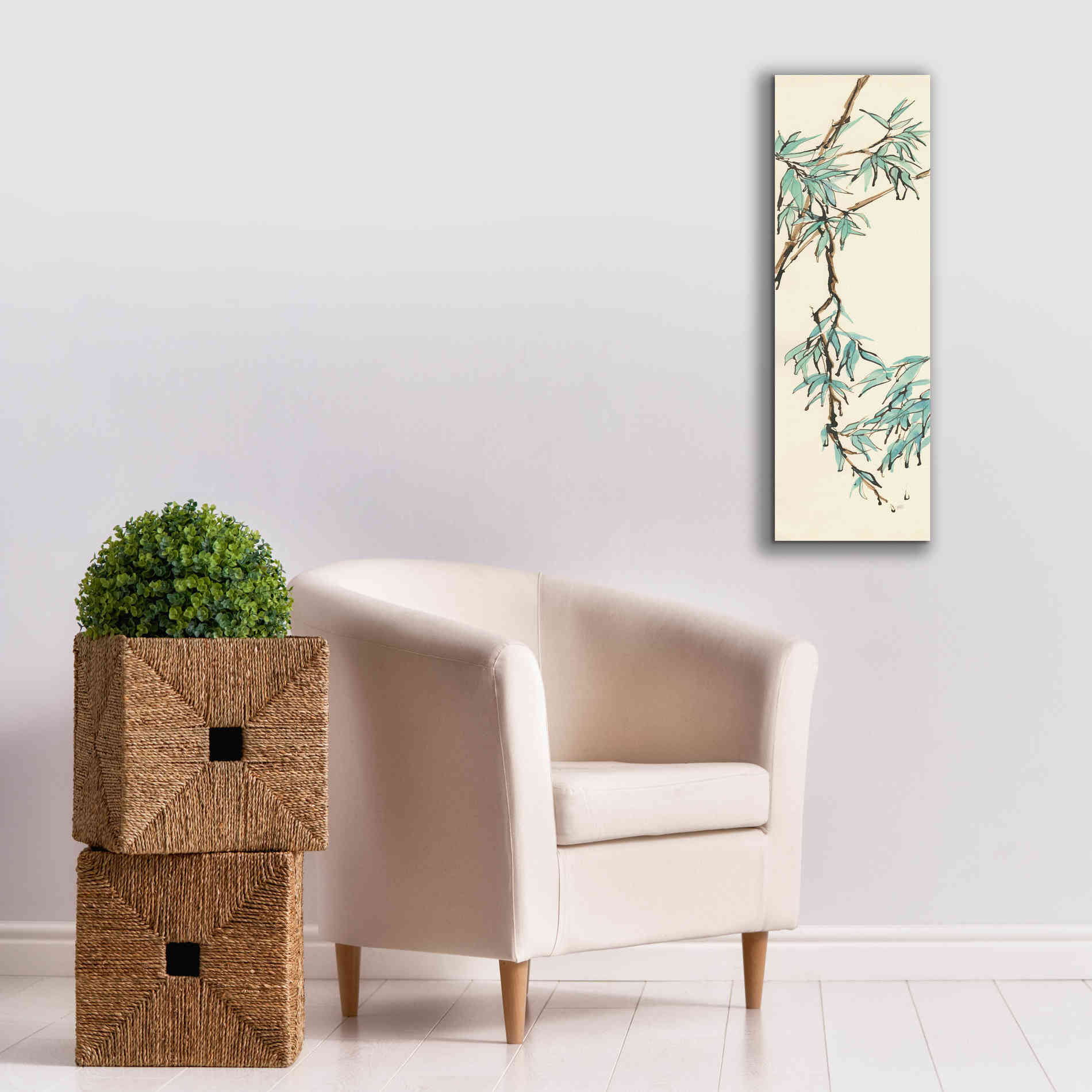 'Summer Bamboo II' by Chris Paschke, Canvas Wall Art,12 x 36