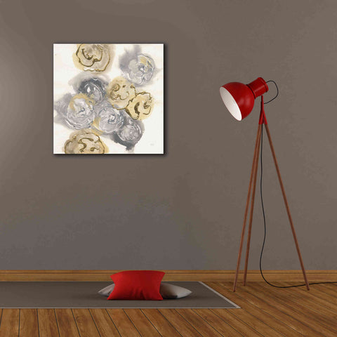 Image of 'Gold Edged Neutral I' by Chris Paschke, Canvas Wall Art,26 x 26