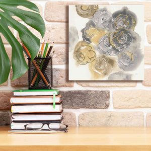 'Gold Edged Neutral II' by Chris Paschke, Canvas Wall Art,12 x 12