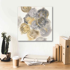 'Gold Edged Neutral II' by Chris Paschke, Canvas Wall Art,18 x 18