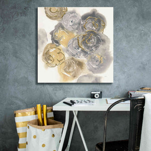 'Gold Edged Neutral II' by Chris Paschke, Canvas Wall Art,26 x 26