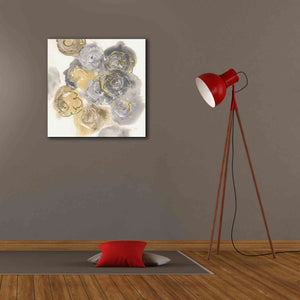 'Gold Edged Neutral II' by Chris Paschke, Canvas Wall Art,26 x 26