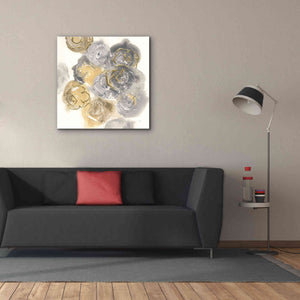 'Gold Edged Neutral II' by Chris Paschke, Canvas Wall Art,37 x 37