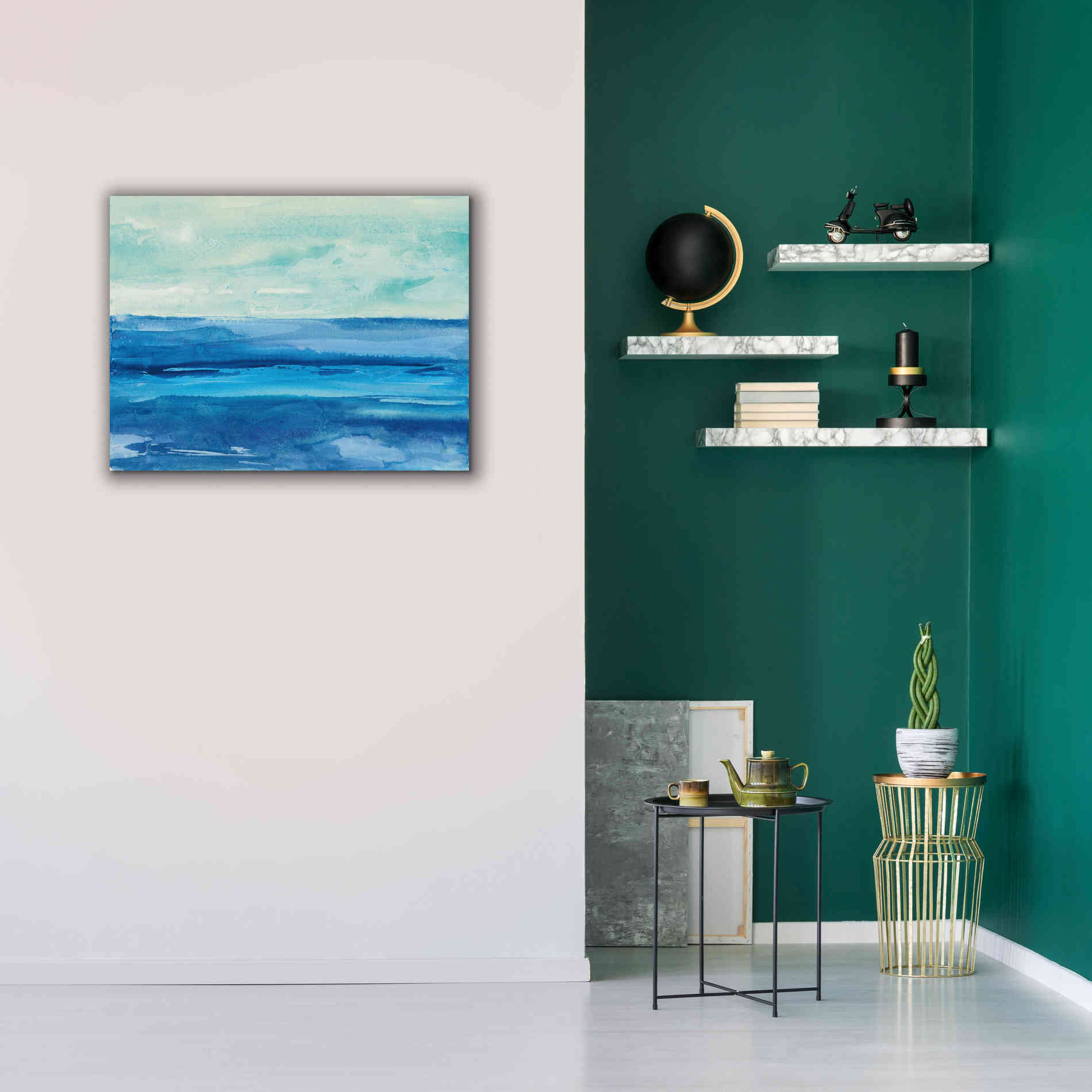'Out to Sea' by Chris Paschke, Canvas Wall Art,34 x 26