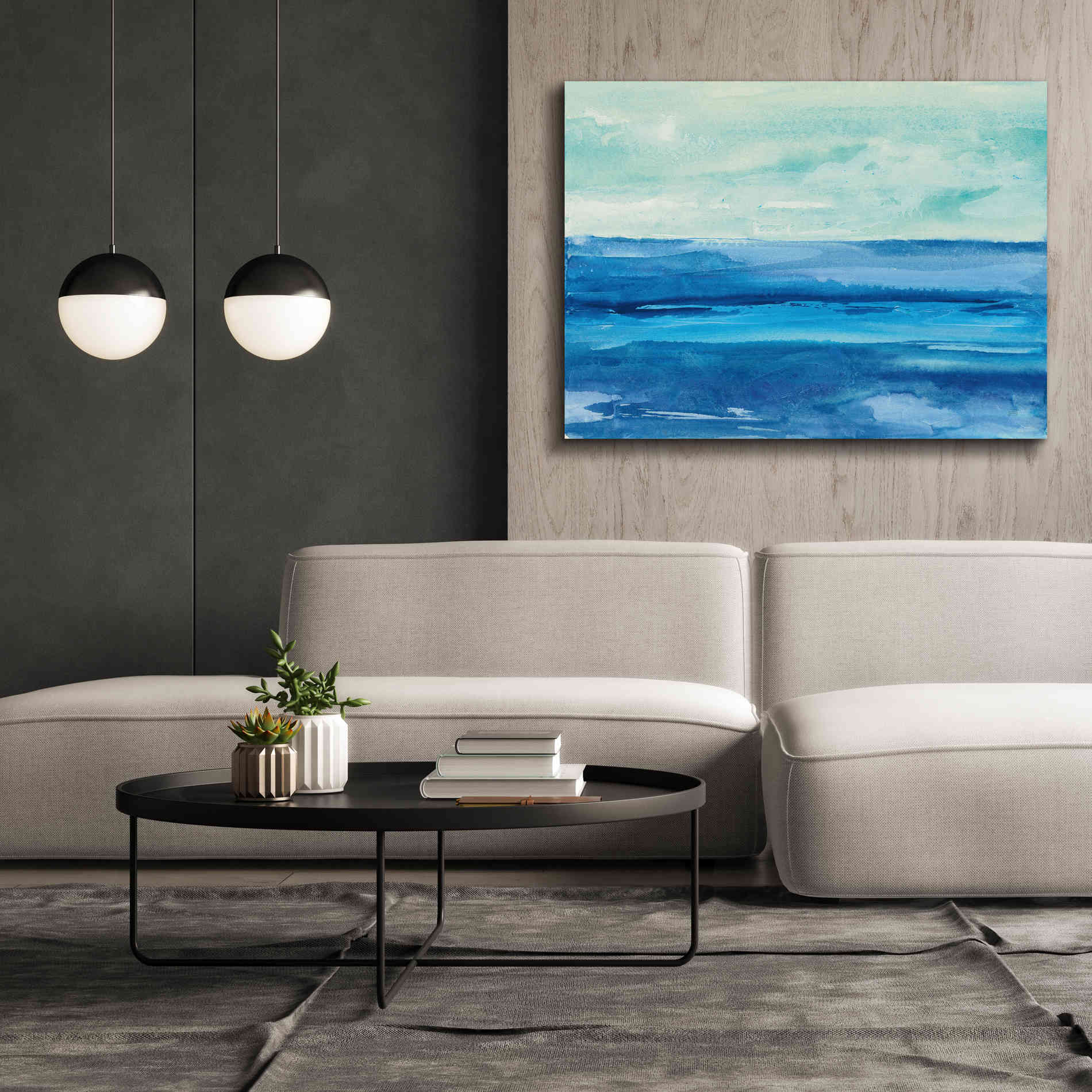 'Out to Sea' by Chris Paschke, Canvas Wall Art,54 x 40