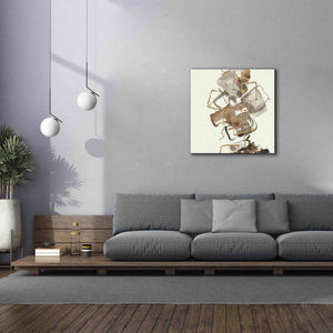 'Gold Squares I' by Chris Paschke, Giclee Canvas Wall Art,37 x 37