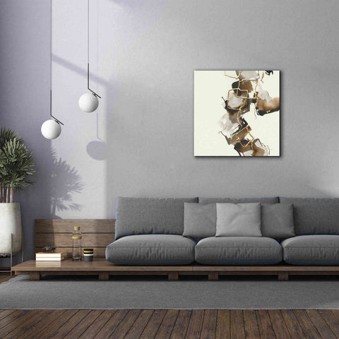 Image of 'Gold Squares II' by Chris Paschke, Giclee Canvas Wall Art,37 x 37