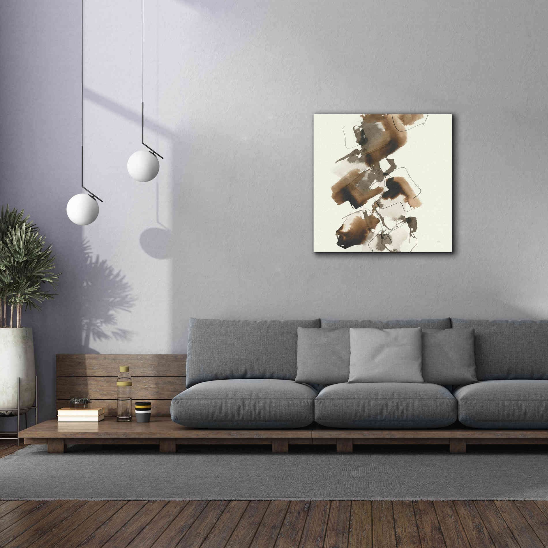 'Stacked II' by Chris Paschke, Giclee Canvas Wall Art,37 x 37
