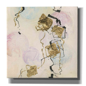 'Gold Blocks On Pastel I' by Chris Paschke, Giclee Canvas Wall Art