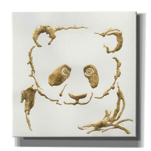 'Gilded Panda' by Chris Paschke, Giclee Canvas Wall Art