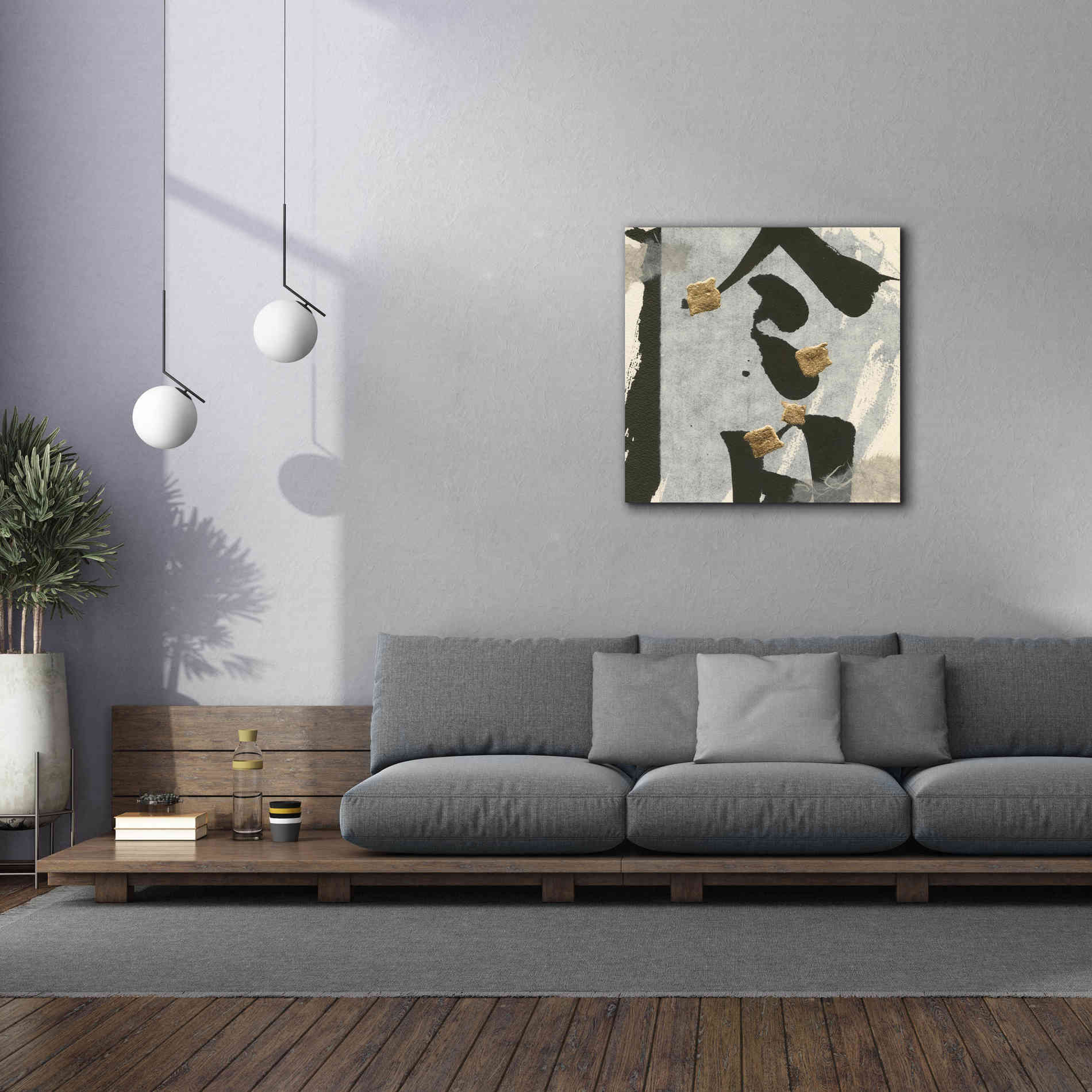 'Collage I' by Chris Paschke, Giclee Canvas Wall Art,37 x 37