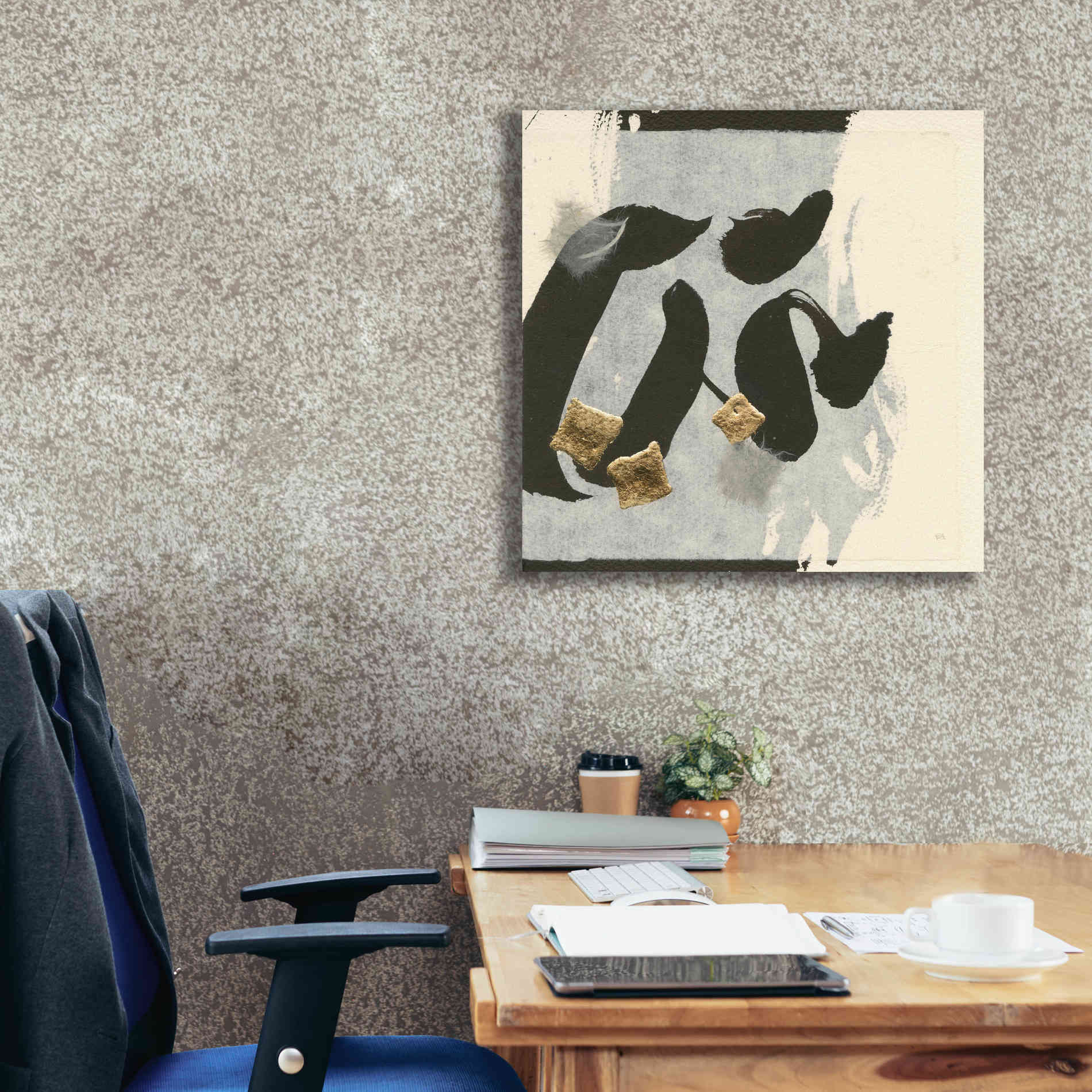 'Collage VI' by Chris Paschke, Giclee Canvas Wall Art,26 x 26