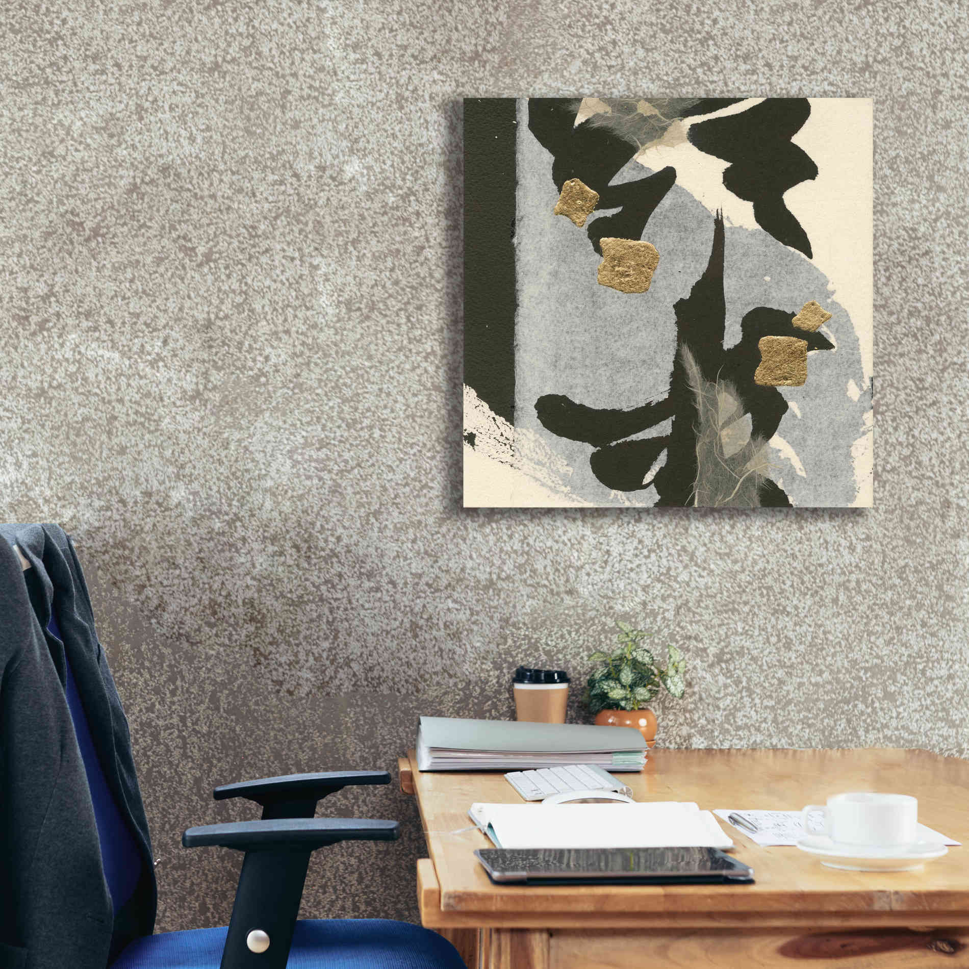 'Collage VII' by Chris Paschke, Giclee Canvas Wall Art,26 x 26