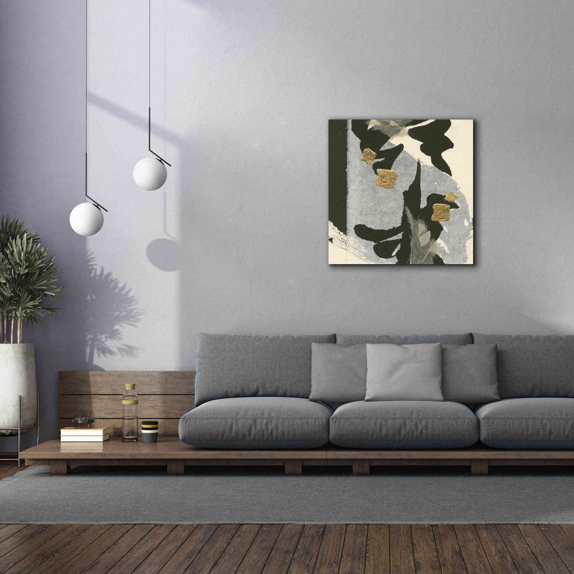 'Collage VII' by Chris Paschke, Giclee Canvas Wall Art,37 x 37