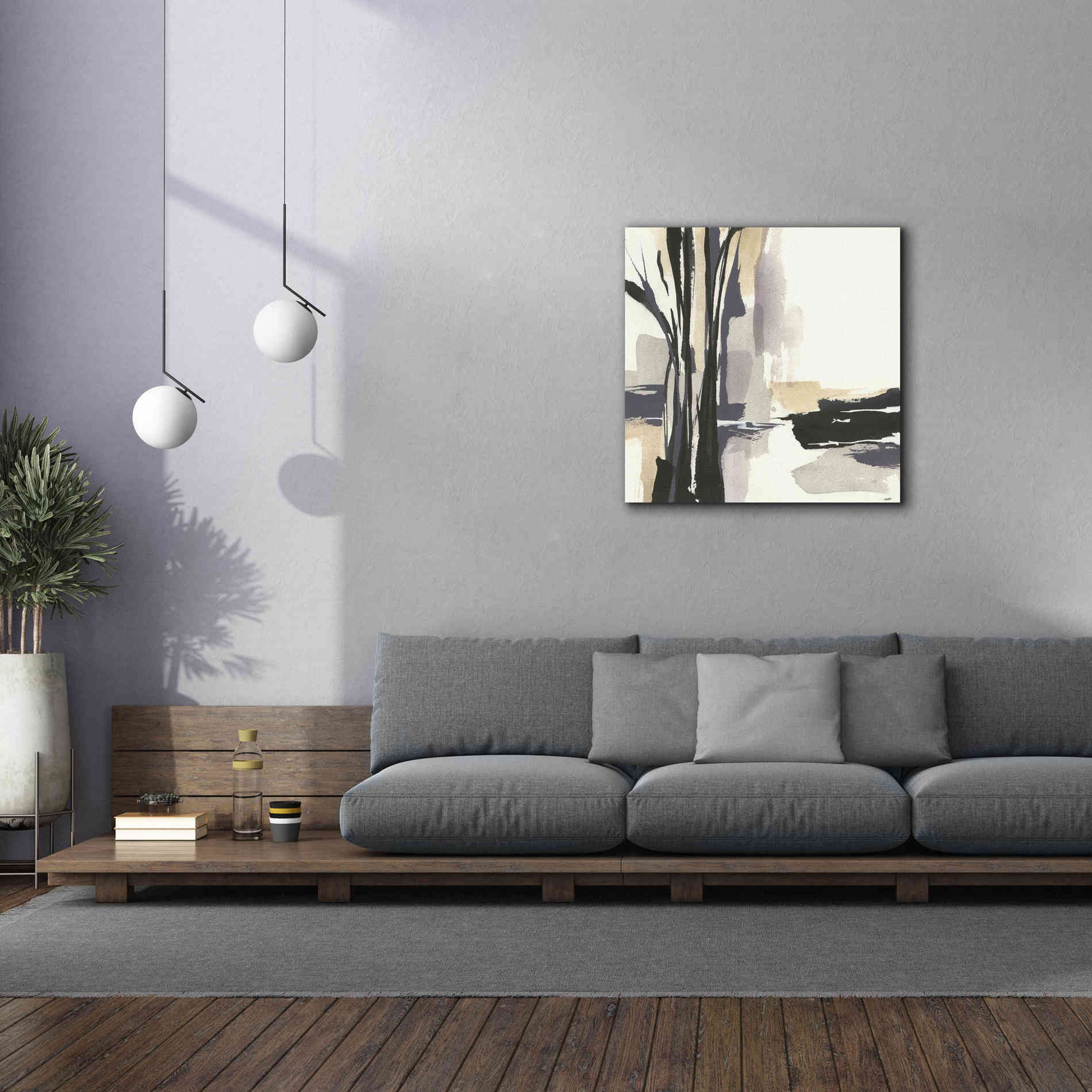 'Placid I' by Chris Paschke, Giclee Canvas Wall Art,37 x 37