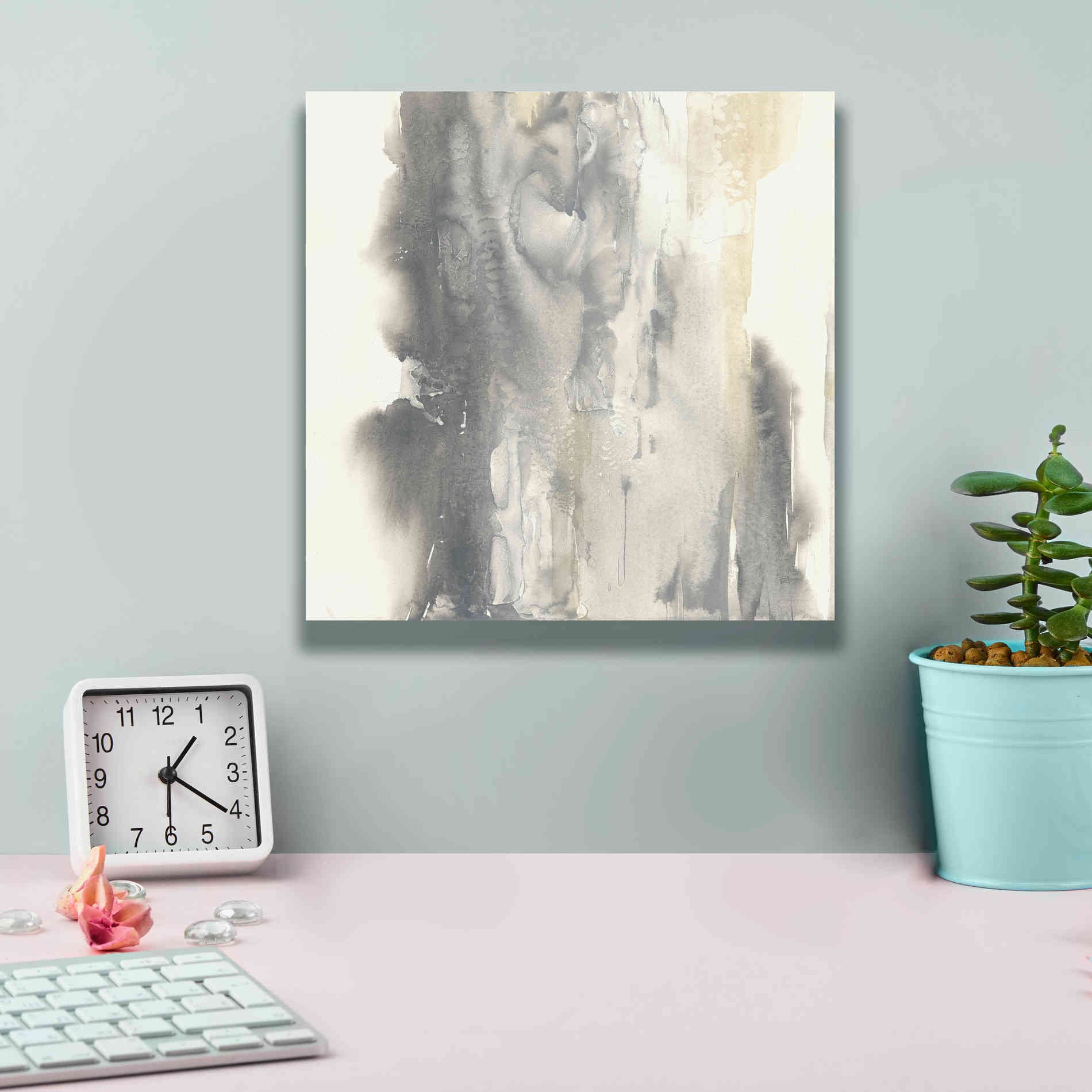 'Pale Taupe I' by Chris Paschke, Giclee Canvas Wall Art,12 x 12