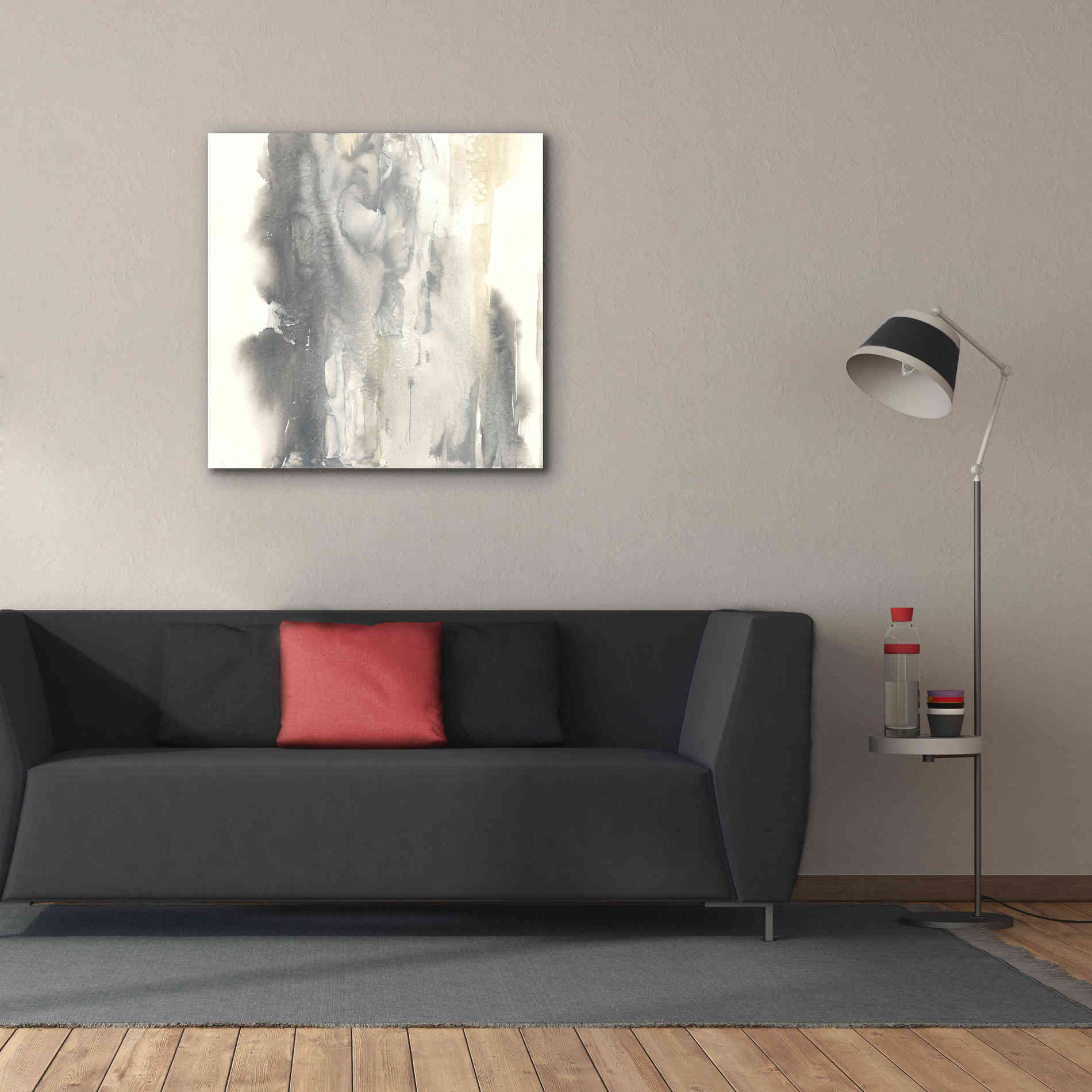 'Pale Taupe I' by Chris Paschke, Giclee Canvas Wall Art,37 x 37
