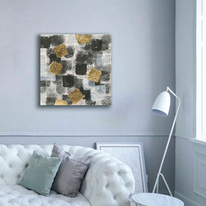 'Gold Squares III' by Chris Paschke, Giclee Canvas Wall Art,37 x 37
