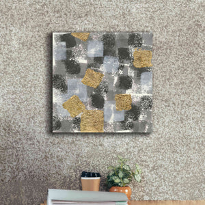 'Gold Squares IV' by Chris Paschke, Giclee Canvas Wall Art,18 x 18
