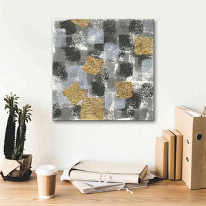'Gold Squares IV' by Chris Paschke, Giclee Canvas Wall Art,18 x 18