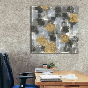 'Gold Squares IV' by Chris Paschke, Giclee Canvas Wall Art,37 x 37