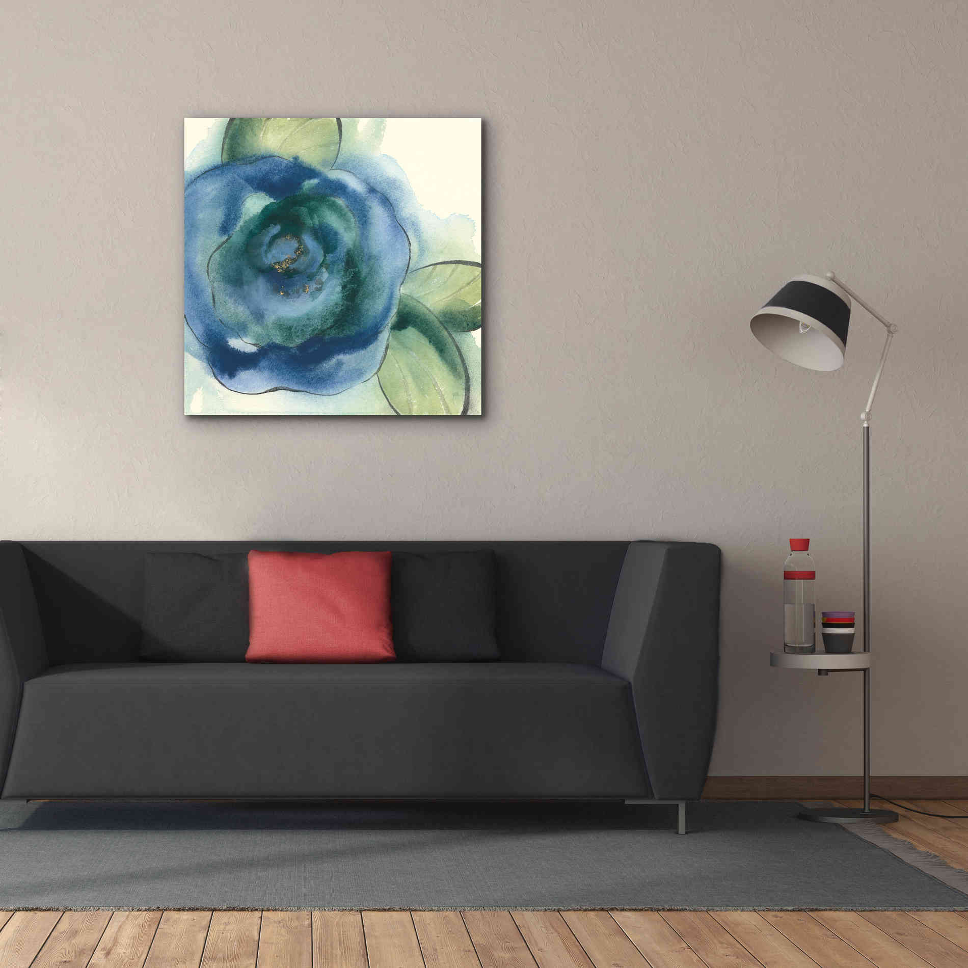 'Wannabe Poppies VI' by Chris Paschke, Giclee Canvas Wall Art,37 x 37