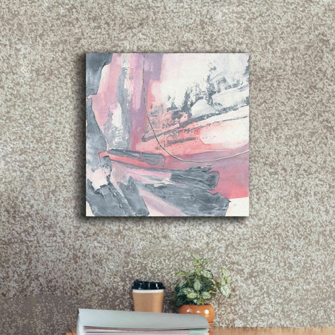 Image of 'Whitewashed Blush I' by Chris Paschke, Giclee Canvas Wall Art,18 x 18