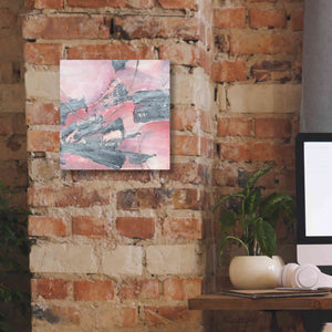 'Whitewashed Blush III' by Chris Paschke, Giclee Canvas Wall Art,12 x 12