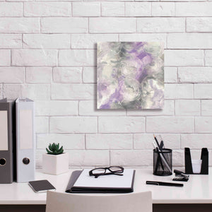 'Amethyst Circles I' by Chris Paschke, Giclee Canvas Wall Art,12 x 12