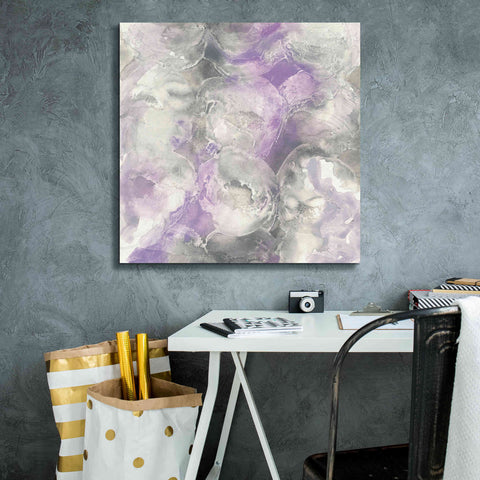 Image of 'Amethyst Circles I' by Chris Paschke, Giclee Canvas Wall Art,26 x 26