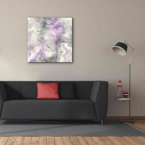 'Amethyst Circles I' by Chris Paschke, Giclee Canvas Wall Art,37 x 37