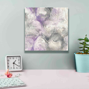 'Amethyst Circles II' by Chris Paschke, Giclee Canvas Wall Art,12 x 12
