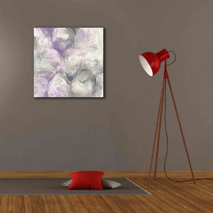 'Amethyst Circles II' by Chris Paschke, Giclee Canvas Wall Art,26 x 26