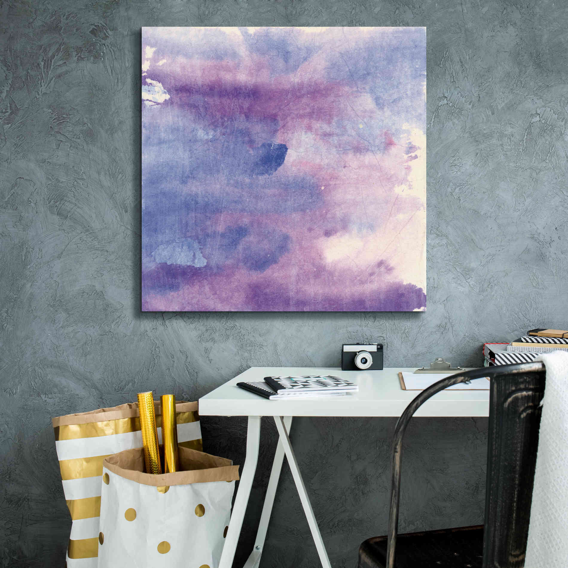 'Purple Haze II' by Chris Paschke, Giclee Canvas Wall Art,26 x 26