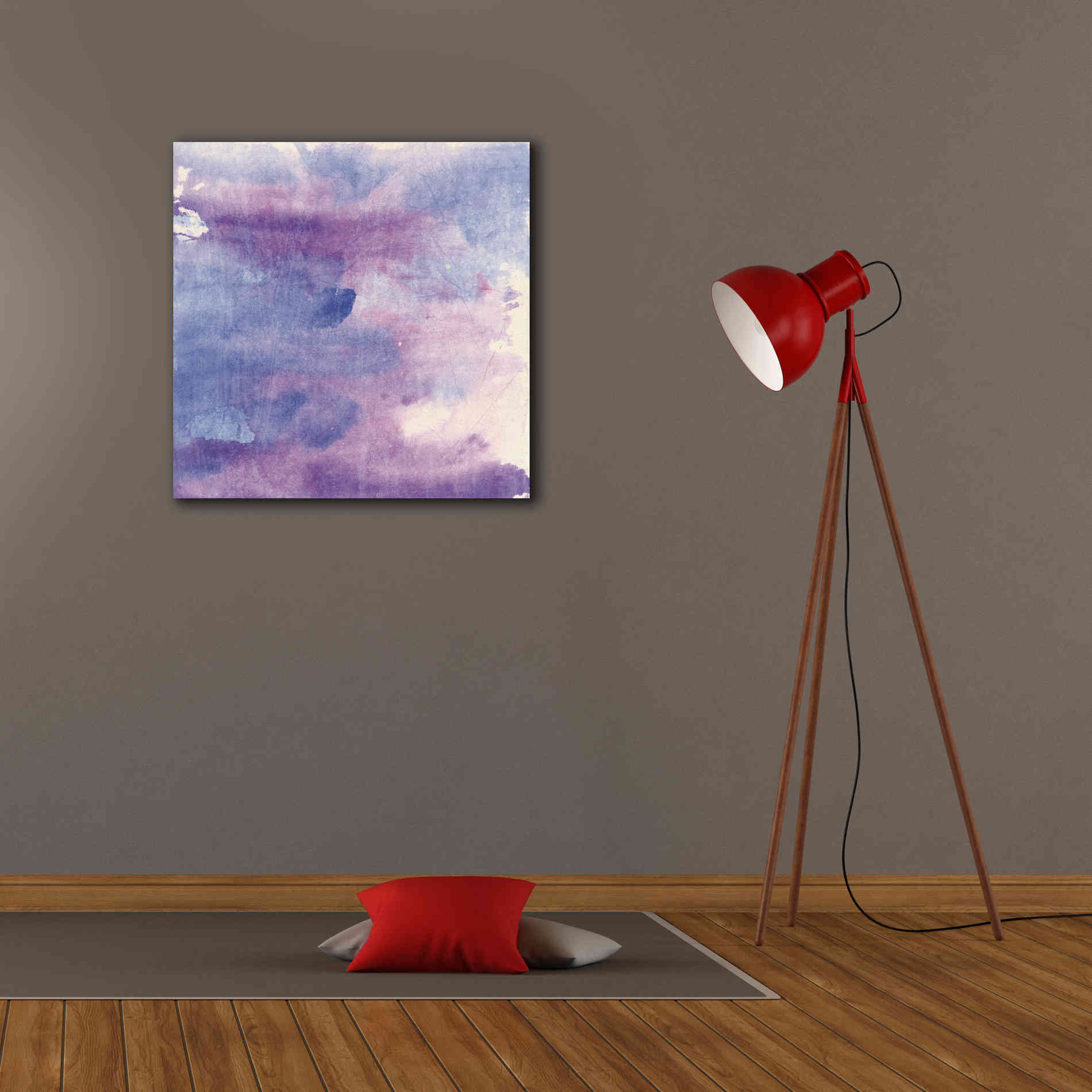 'Purple Haze II' by Chris Paschke, Giclee Canvas Wall Art,26 x 26