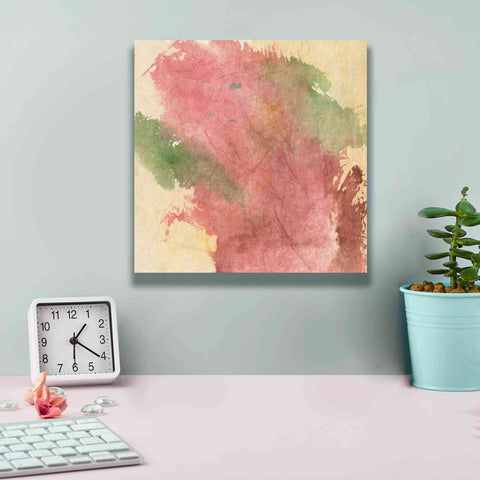 Image of 'Rouge Growth I' by Chris Paschke, Giclee Canvas Wall Art,12 x 12