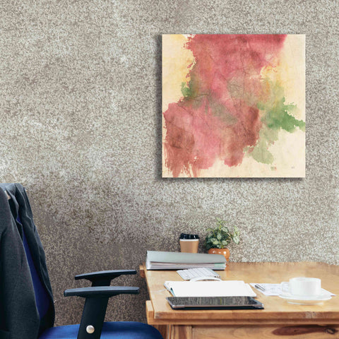 Image of 'Rouge Growth II' by Chris Paschke, Giclee Canvas Wall Art,26 x 26