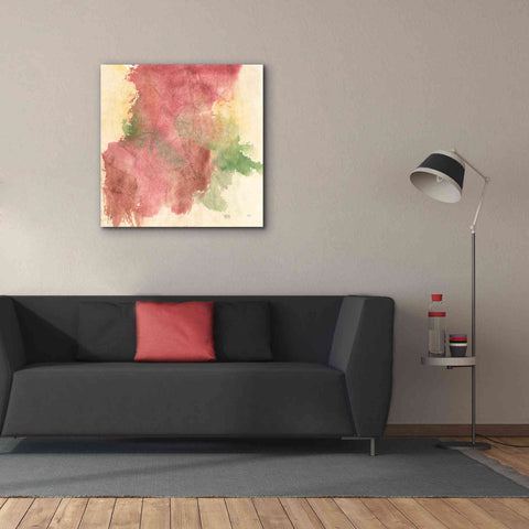 Image of 'Rouge Growth II' by Chris Paschke, Giclee Canvas Wall Art,37 x 37