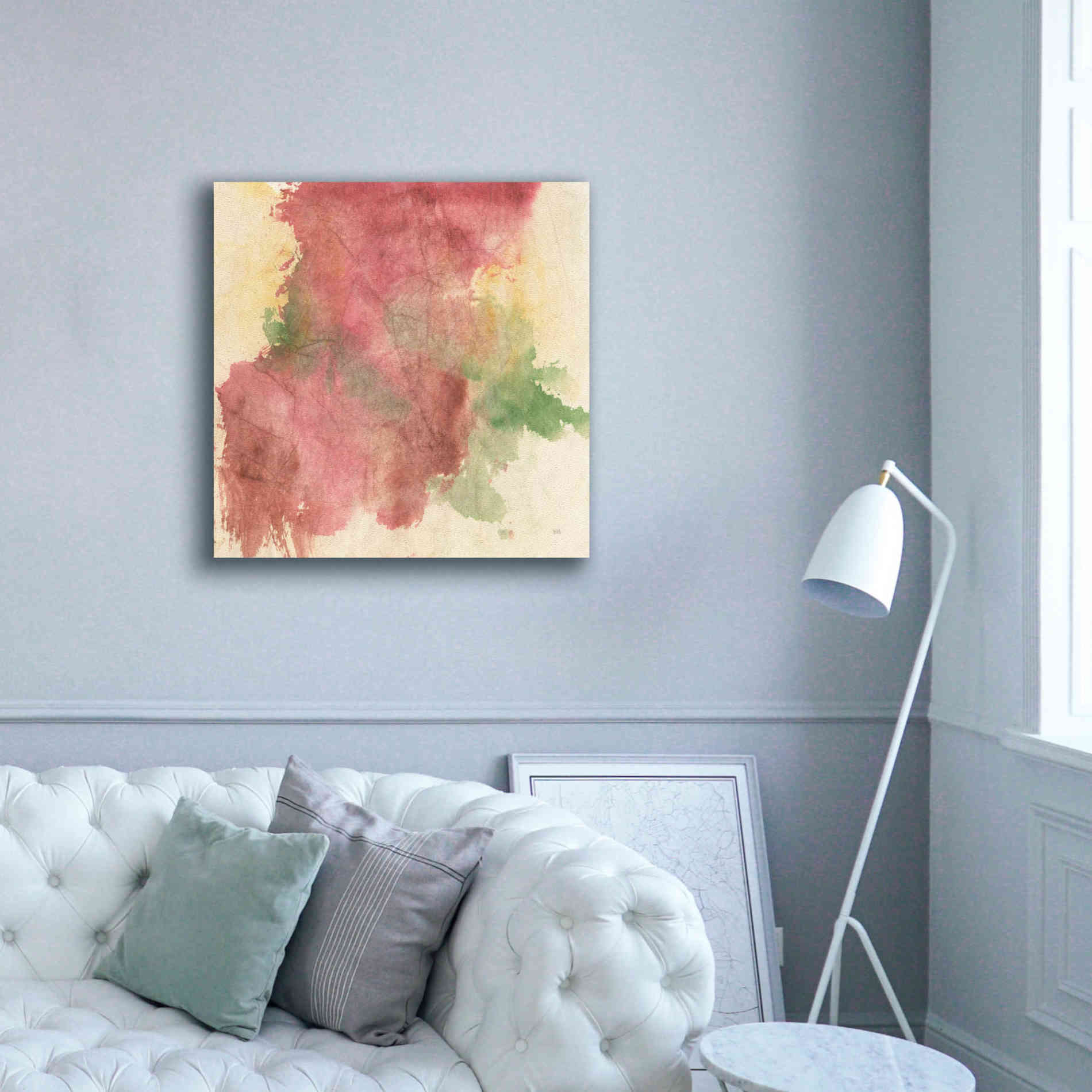 'Rouge Growth II' by Chris Paschke, Giclee Canvas Wall Art,37 x 37