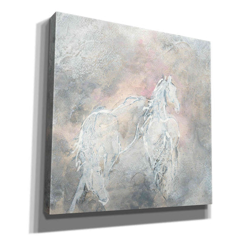 Image of 'Blush Horses II' by Chris Paschke, Giclee Canvas Wall Art