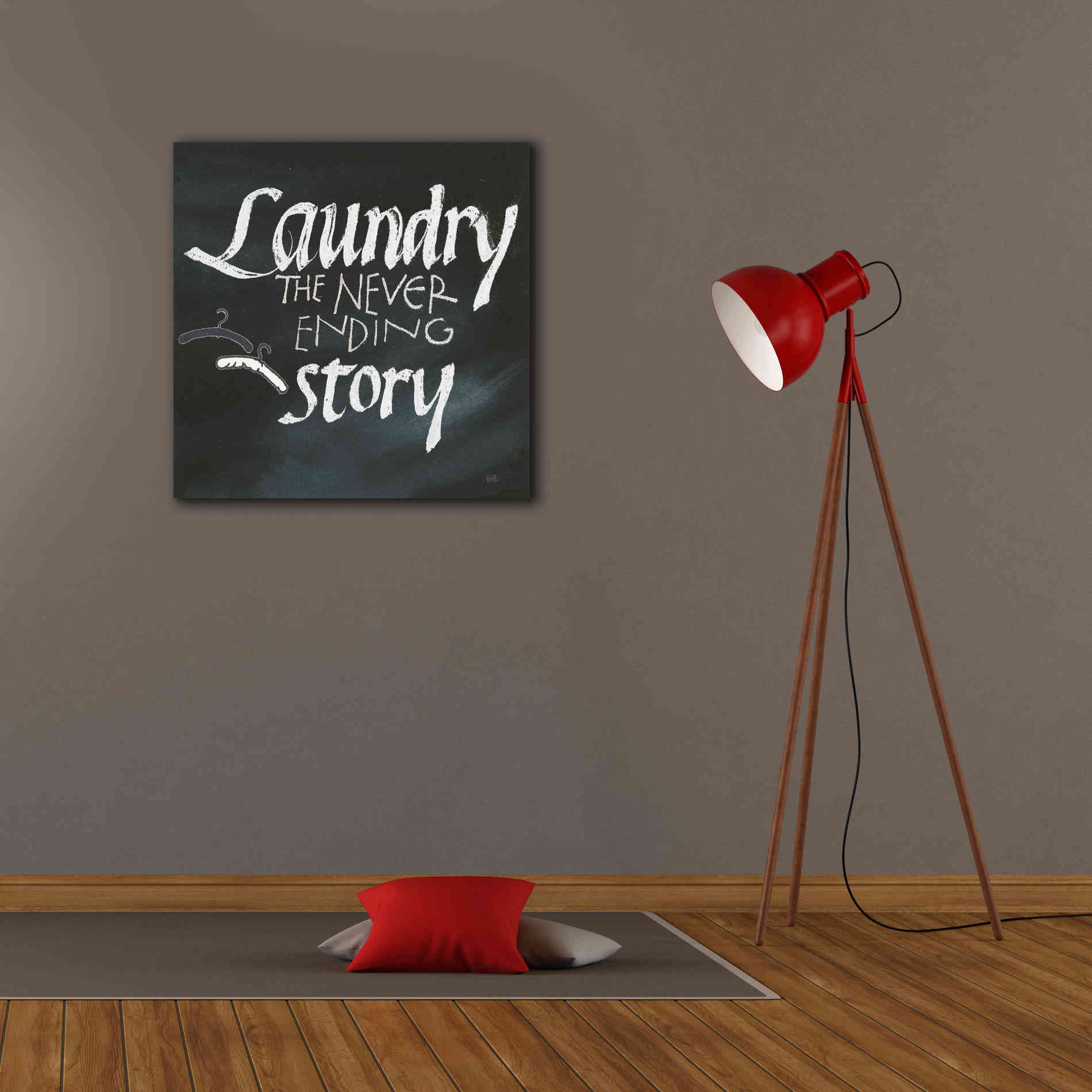 'Laundry Room II' by Chris Paschke, Giclee Canvas Wall Art,26 x 26