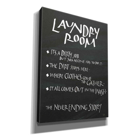 Image of 'Laundry Room Sayings' by Chris Paschke, Giclee Canvas Wall Art