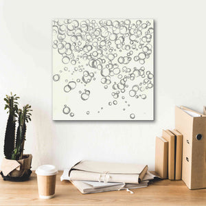 'Bubbles I' by Chris Paschke, Giclee Canvas Wall Art,18 x 18