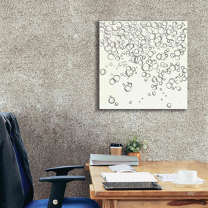 'Bubbles I' by Chris Paschke, Giclee Canvas Wall Art,26 x 26