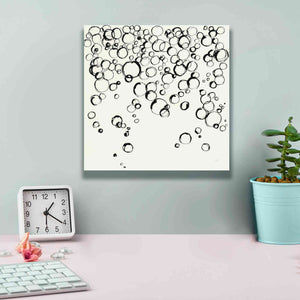 'Bubbles III' by Chris Paschke, Giclee Canvas Wall Art,12 x 12