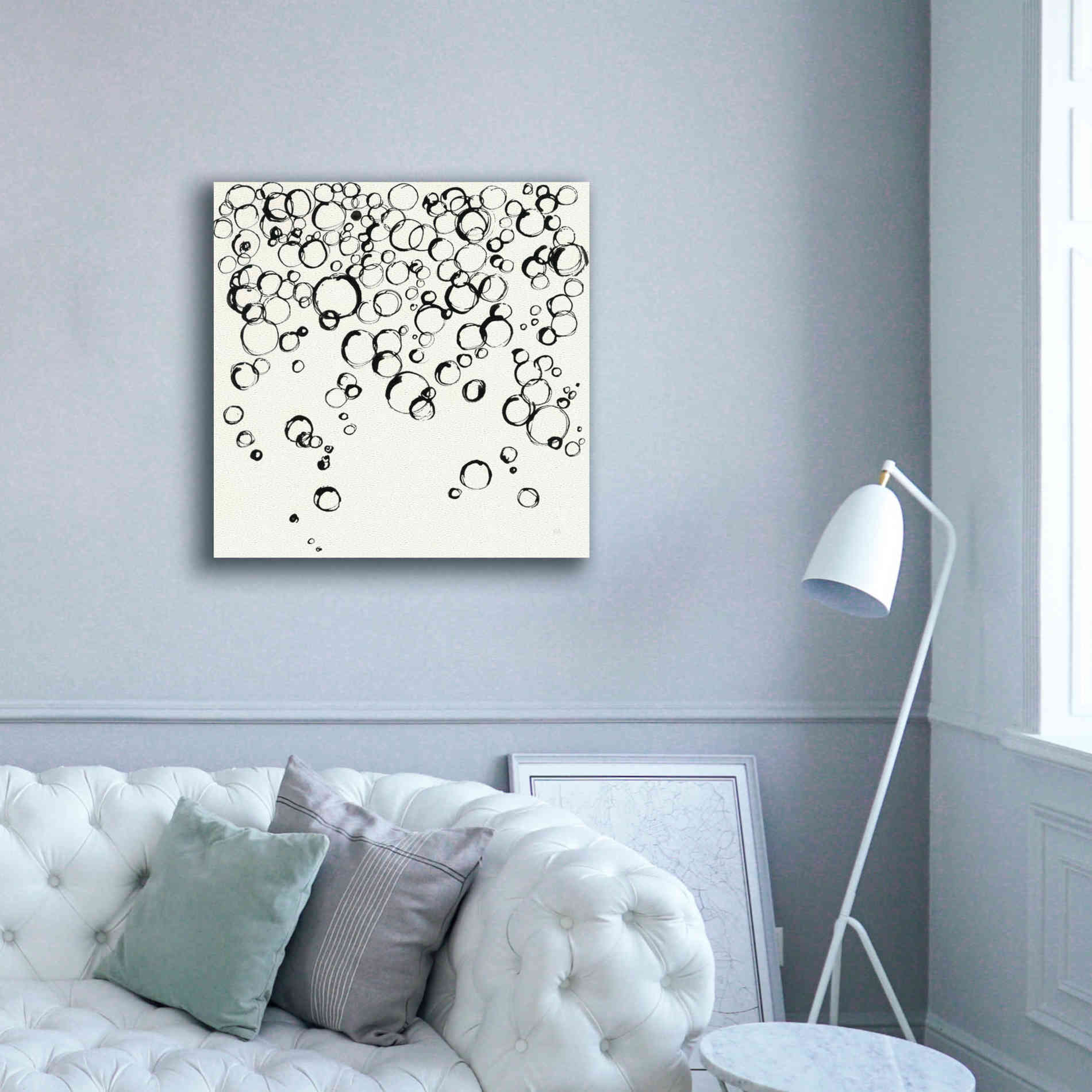 'Bubbles III' by Chris Paschke, Giclee Canvas Wall Art,37 x 37