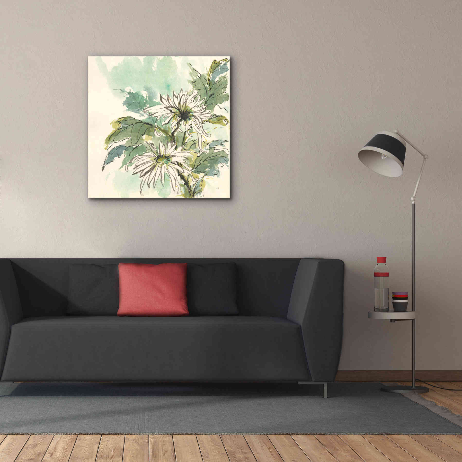 'Snowmum I' by Chris Paschke, Giclee Canvas Wall Art,37 x 37